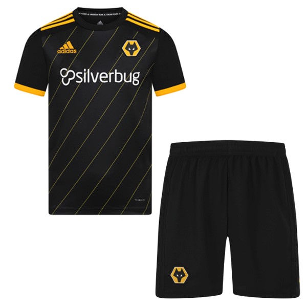 Camiseta Wolves 2ª Niños 2019/20 Negro